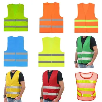 Отразяваща жилетка за бягане, спорт, поставяне отпред, Светоотражающая облекло за колоездене, строителна работно облекло, предупредителен защитен отразяваща жилетка