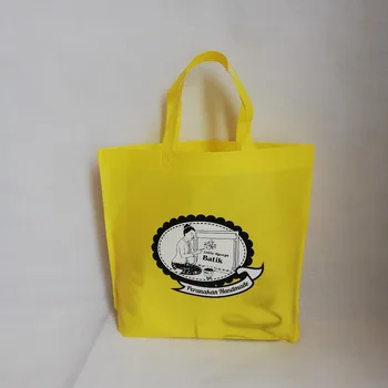 Продажба на едро, 500 бр./лот, рекламни подарък чанта за пазаруване, печат, лого дизайн, за многократна употреба от нетъкан хранителни чанти за изложбата