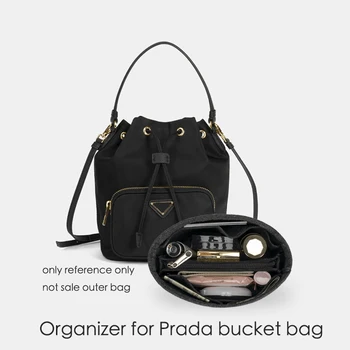 Органайзер за чанти-притурки, органайзер за чанти за грим, вътрешен чантата си, преносими, козметични вътрешна чанта за чанта на известната марка, чанта кофа