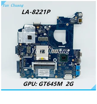 QCL40 LA-8221P дънна Платка За ASUS K45VJ K45VD A45V A85V K45VS K45VM дънна Платка на лаптоп GT645M 2G DDR3 GPU Тест ок