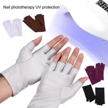 Ръкавица за Дизайн на ноктите, със защита от ултравиолетови лъчи, Ръкавици за Защита от UV-лъчение, Защитно Средство за Гел за Дизайн на ноктите, UV-led Лампа, Инструмент