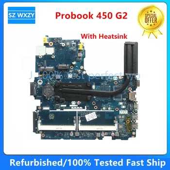 Възстановена дънна Платка за лаптоп HP Probook 450 G2 с процесор I5-4210U LA-B181P 768146-601 768146-501 768146-001