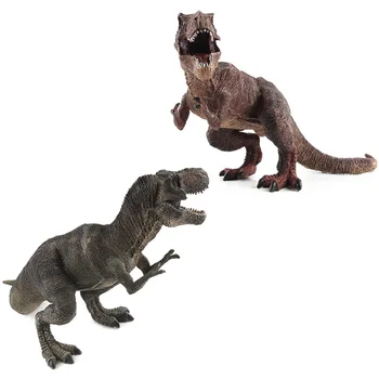 Голям размер, динозавър от дивата природа тиранозавър рекс Rex, играчка-динозавър, пластмасови слот играчки, модел на динозавър, фигурки, подарък за момчета