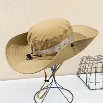 Градинска риболовна шапка, лятна солнцезащитная шапка с защита от uv, солнцезащитная шапка за мъже, рибарски шапки, дишащи мъжки шапки Беннета, бързо съхнещи