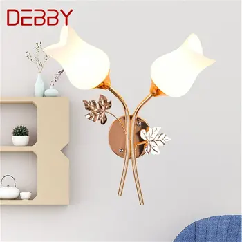 Стенни лампи DEBBY, модерни и креативни led аплици, Лампи във Формата на Цвете за Дома, Спални