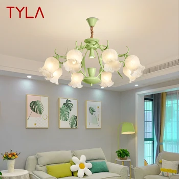 Окачен лампа TYLA в съвременен стил, свеж творчески свещ за ароматерапия, led таван полилей, Декорация за дома, спални