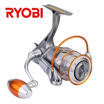 Риболовна макара RYOBI RANMI, цельнометаллическая макара с максимално съпротивление 10 кг, дръжка от неръждаема стомана, бобини за спиннинга за морски риболов