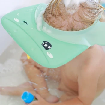 2022 Абсолютно нов детски Защитен Шампоан за къпане, Шапка за душ, Шапка за Миене на Коса, регулируема еластична шапка шампоан
