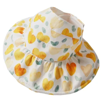 Модни Сладки шапки унисекс за новородени Слънцезащитен крем от мек тънък памук, удобни за децата Шапки, подпори за фотография, Аксесоари за бебета