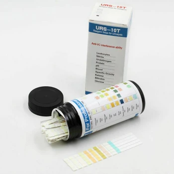 URS-10T Тест-ленти за изследване на урината, Тест-100 на Лентите За Анализ на урина, Реактив за анализ на урината, Тест ленти за урина