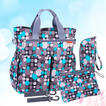 Модерна детска чанта за памперси, Торбички за памперси за майки, водоустойчив органайзер за пелени, чанта за съблекални, Мултифункционална чанта за количка за мама