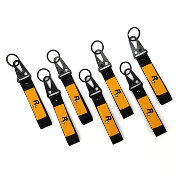 Астронавт Ракета Автомобилен стайлинг ключодържатели за ключове на каишка, Ключодържател с емблемата на Keychian Найлонова чанта, ключодържател окачване ключодържател с метална пружинным клип на съвсем малък