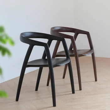 XR Минималистичные скандинавските Дървени столове, Пластмасови столове, Луксозна трапезария на открито, Eetkamerstoelen, экокожа за мебели