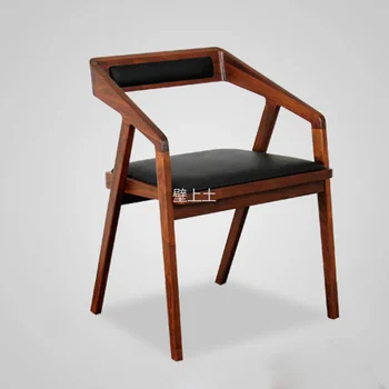Скандинавска хол, Офис, творчески минималистичен дървен стол, Дизайн на грим, Столове за хранене, Модерна кухненска мебел Mueblesa за възрастни