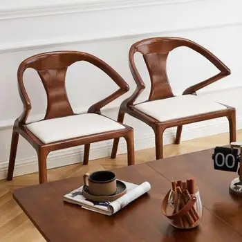 Офис минималистичные кухненски кът, столове скандинавски дизайн Реколта трапезни столове За кухня Relax Sillas Comedores Модерни Мебели