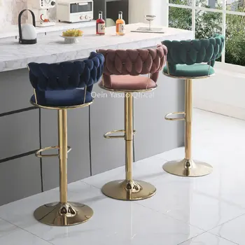 Метални столове Акцентный стол За трапезария в скандинавски стил, с Модерна всекидневна, Луксозни, Столове, Дизайнерски шезлонги за салон, Съвременни Мебели WYH