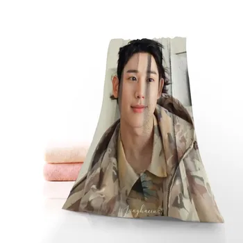 кърпи 35x75 см по поръчка Jung Hae In Квадратни кърпи с принтом от микрофибър, поглъщащ сушилни хавлии за баня, гъба 0414