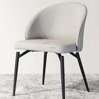 Трапезария стол, модерно минималистичная мебели за хола, творчески стол за хранене, скандинавски прост стол за почивка на балкона