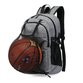 Нов баскетбол спортна раница, училищен раница за момчета, футболен раница с чанта за обувки, чанта, голяма раница, USB зареждане, чанта за лаптоп