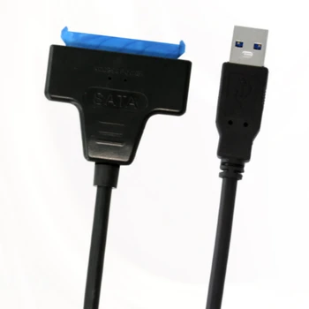 Кабел-адаптер за твърд диск SATA КЪМ USB 3.0 За 2,5-Инчов Външен твърд диск, SSD SSD SATA 3 22-Пинов Адаптер USB 3.0 към Веригата Sata III