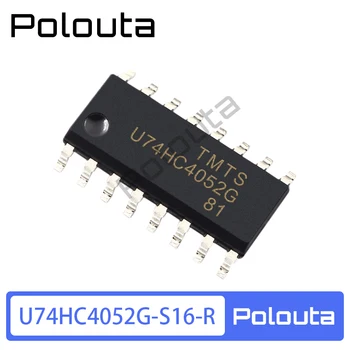 10шт U74HC4052G-S16-R СОП-16 Двойни И 4-Канален Аналогов мултиплексор/Демултиплексор Polouta