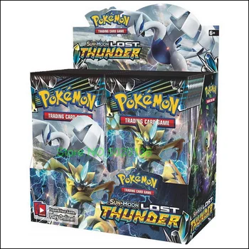 324 бр./кор. Pokemon 2022 Sun and Moon Lost Thunder Card Booster Pack Unweighted Нова запечатана 324 бр./кор. Pokemon 2022 Sun and Moon Lost Thunder Card Booster Pack Unweighted Нова запечатана 0