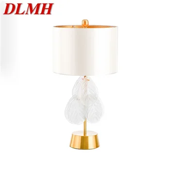 DLMH Модерен и опростен дизайн, настолна лампа, слаби E27, луксозна настолна лампа, домашен led декоративна лампа за фоайе, дневен тракт, Спалня