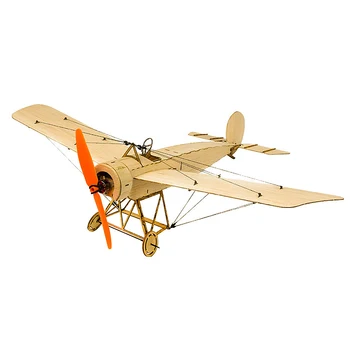 K0801 Mini Fokker-E от Балса дърво 420 mm Размах на Крилата Биплан Rc Самолет Играчка КОМПЛЕКТ Билети за 