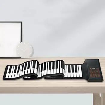 Цифрова музикална клавиатура за пиано, 128 тонове и ритми за всекидневната, къща Цифрова музикална клавиатура за пиано, 128 тонове и ритми за всекидневната, къща 0