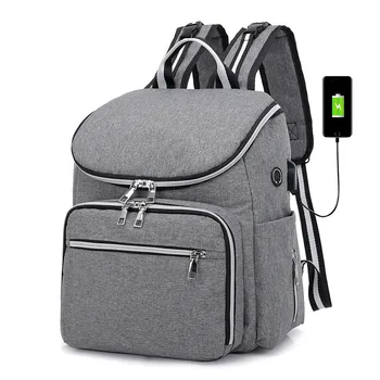Многофункционална раница за зареждане чрез USB, раница за мама, чанта за памперси за бременни, чанта за грижа за детето, пътни чанти, sac-dos mochila Многофункционална раница за зареждане чрез USB, раница за мама, чанта за памперси за бременни, чанта за грижа за детето, пътни чанти, sac-dos mochila 0