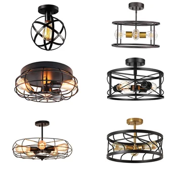 модерен led тавана лампа, което променя цвета си, led лампа за дневна, кухненски ретро тавана лампа, полилеи, таван