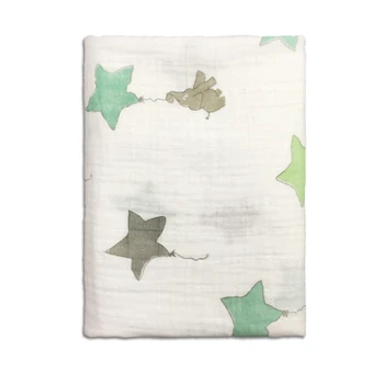 [Sigzagor] 120x120 см муслиновое памучни кърпи за баня за бебета, пеленальное одеяло, обвивка 47 инча x 47 см