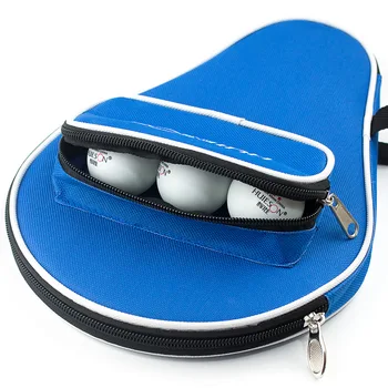 Чанта за ракети за тенис на маса във форма на тиква с кошница може да бъде оборудвана с защитен калъф за тенис на маса с три топки