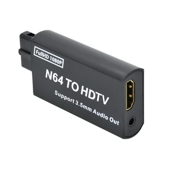 Конвертор, който е съвместим с игрова конзола N64 в HDMI, Щепсела и да играе за SNES/ NGC/SFC, HDMI-съвместим адаптер с аудиовыходом 3,5 мм