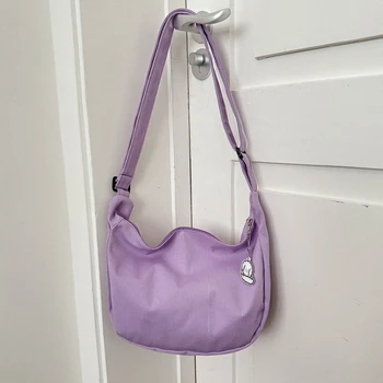 Однотонная дамска чанта, чанта през рамо, прост дизайн, дамски чанти под мишниците, пътна чанта за момичета, чанти-тоут