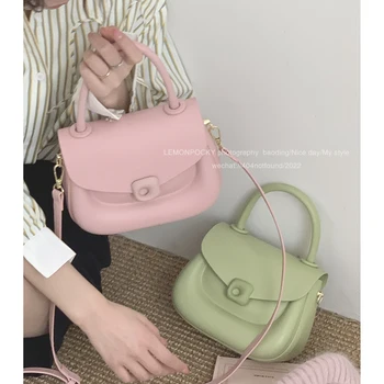 Чанта дамски 2023 Нова седельная чанта на едно рамо, чантата през рамо, дамска чанта цвят на Тестени изделия