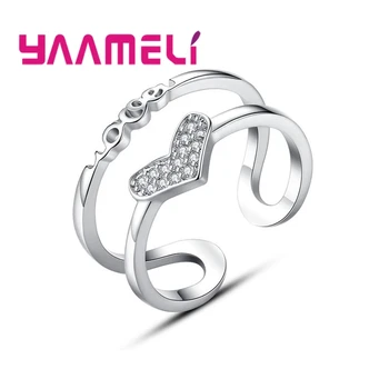 Класически романтичен пръстен в етнически стил, в ретро стил, Сватбени обети от 925 Сребро, Форма за Срещи, Любов за Дами
