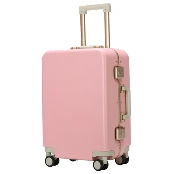 Ретро-Куфар, малка количка, 20-инчов куфар с парола, 24-инчов кожен куфар за мъже и жени, пътна чанта за носене