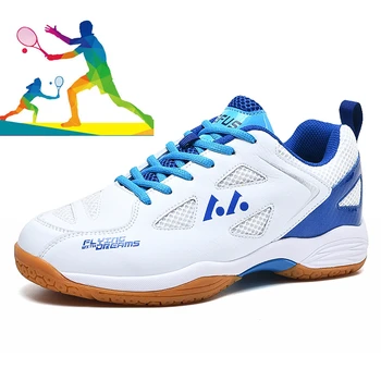 Тенис обувки, мъжки и дамски градинска обувки за бадминтон, спортни обувки за фитнес, лека нескользящая обувки за тенис, волейбол, Размер 36-46