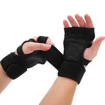 Ръкавици за Тренировка по вдигане на тежести с гири, фитнес, Спорт, културизъм, фитнес зала, Предпазни Ръкавици за ръце, Оборудване за вдигане на тежести