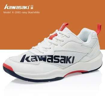 оригиналът на обувки за бадминтон Kawasaki за мъже и жени, дишащи высокоэластичные нескользящие спортни маратонки, тенис обувки